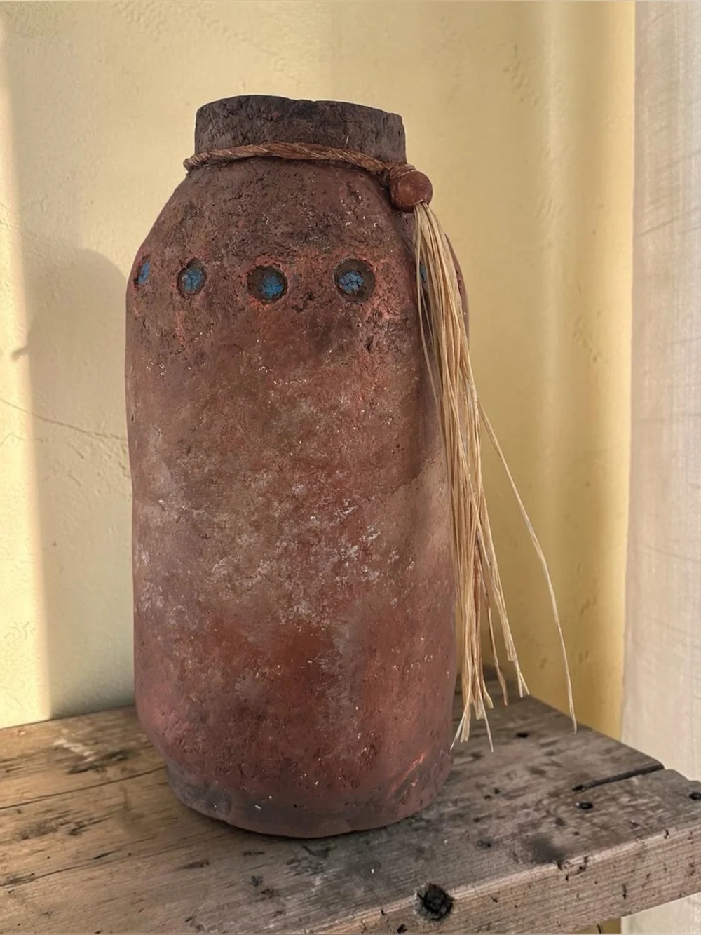 Papier-mâché Vase Organic Materials Wabi-Sabi Style Modern Rustic Decoration